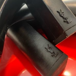 YSL • LOU ANKLE BOOTS IN LEATHER * YVES